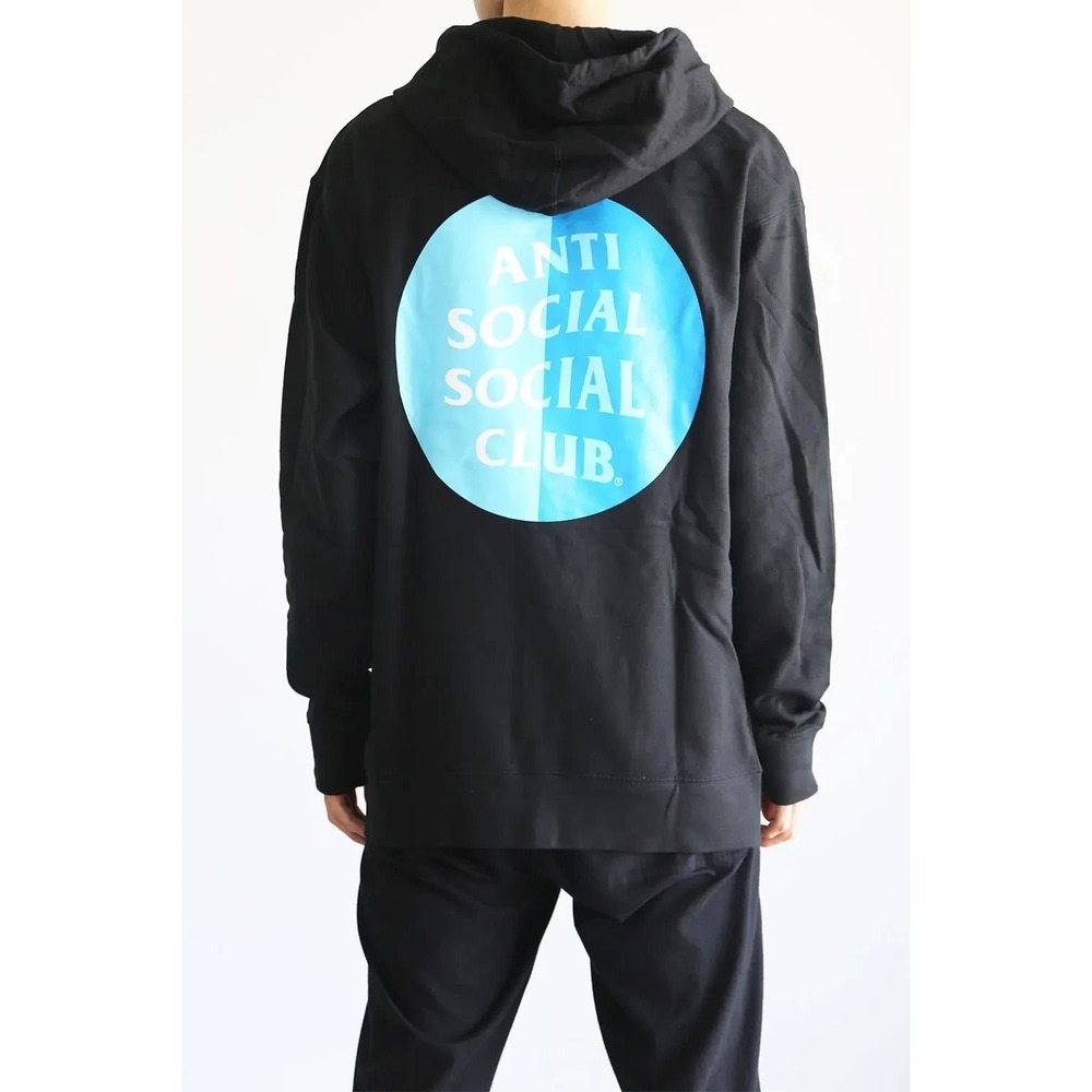Anti Social Social Club Hypocrite Hoodie Adult Large L Black Pullover USA Fleece